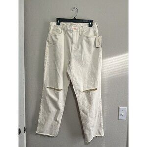 A New Day Women's Straight Leg Distressed Stretch Jean Pant sz 10R NWT